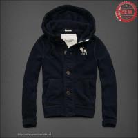 heren abercrombie and fitch pullover full-knop koningsblauw moose logo Overhemd Vermaken 12otr606